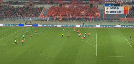 现场比分-【中超】刘洋破门黄紫昌传射建功 泰山2比2十人河南