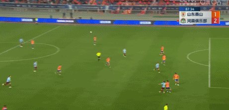 现场比分-【中超】刘洋破门黄紫昌传射建功 泰山2比2十人河南